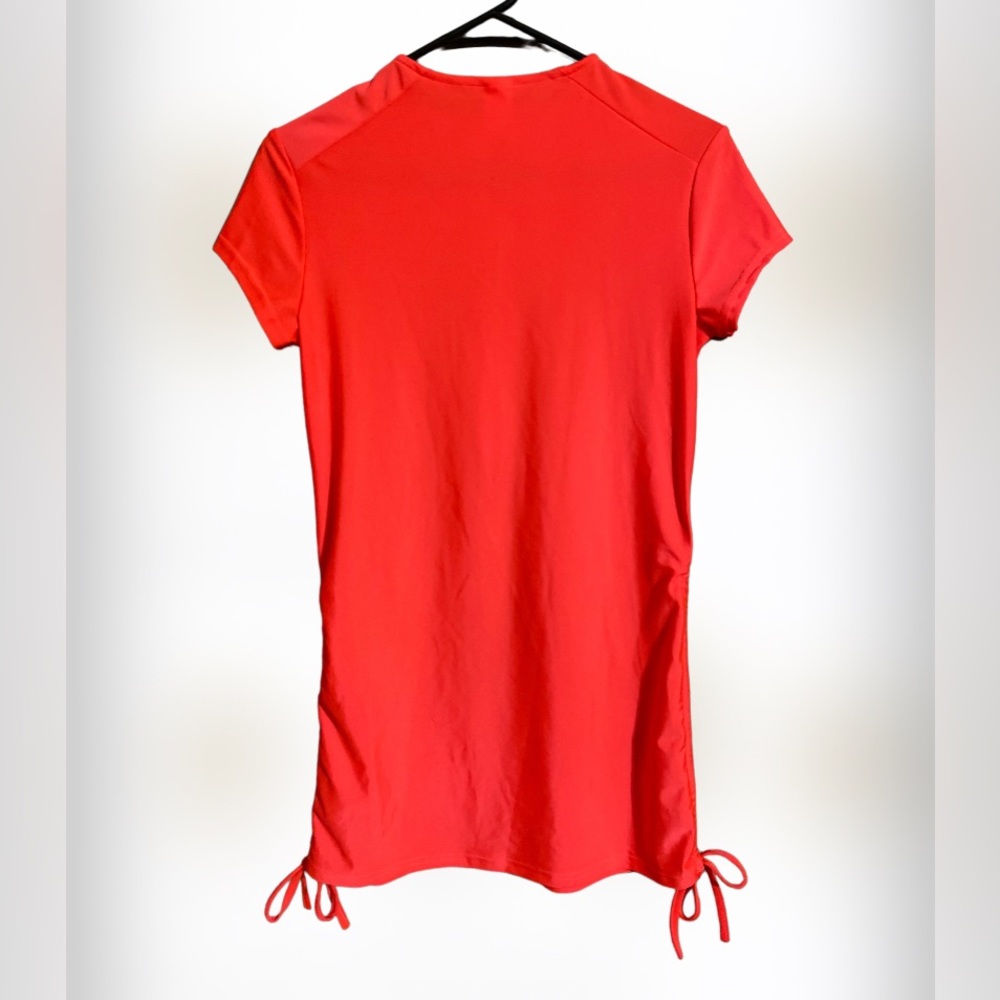 Basic: Neon Orange / Pink Activewear Top